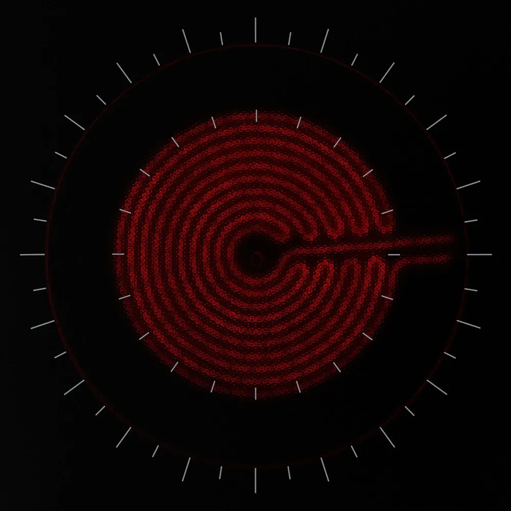 Детальное фото товара: Krona ZAUBER 60 BL 1DZTK стеклокерамическая поверхность