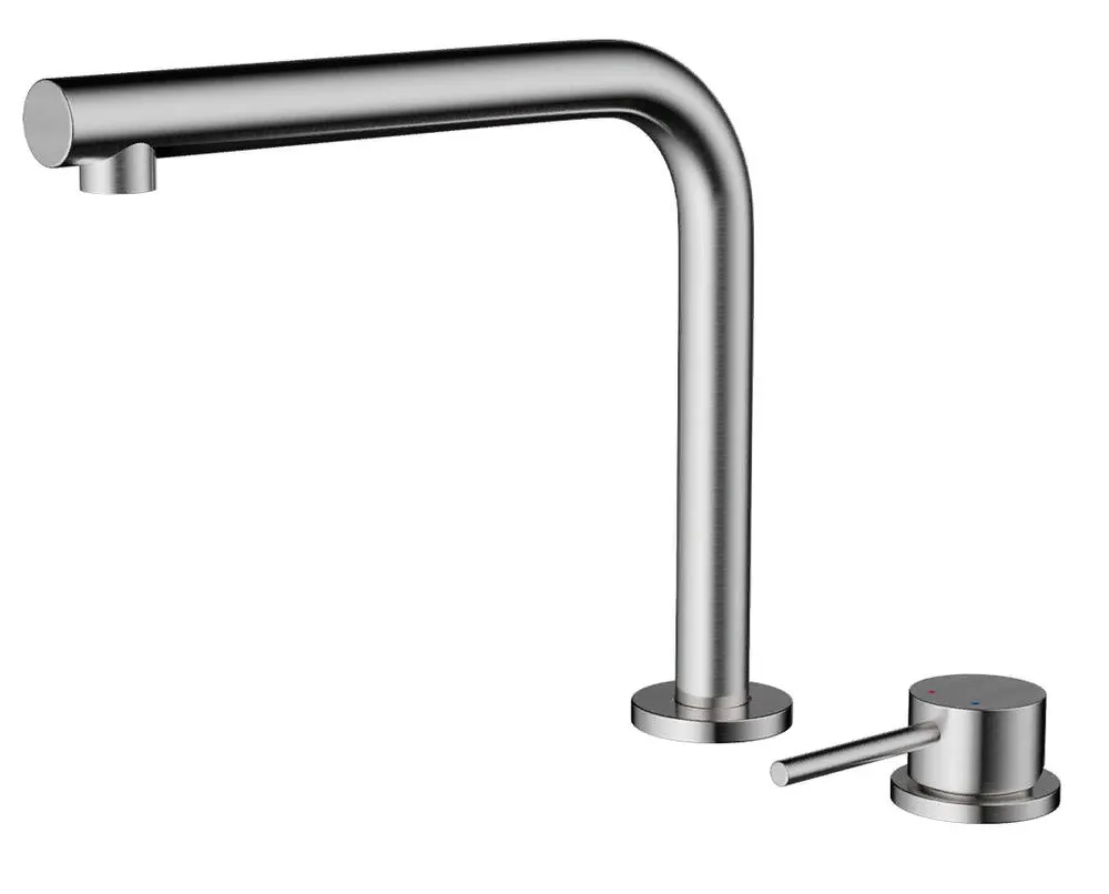 Фото товара: Omoikiri Nara-BN, смеситель, нержавеющая сталь