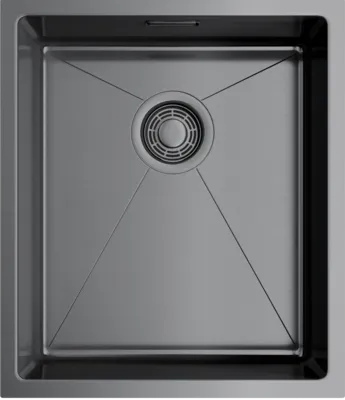 Детальное фото товара: Omoikiri Taki 38-U/IF-GM, мойка, нержавеющая сталь/вороненая сталь