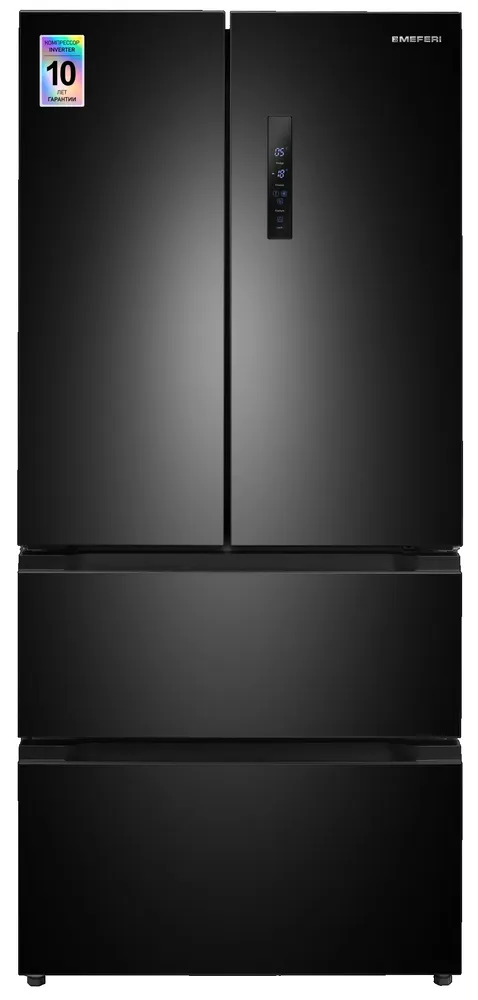 Фото товара: MEFERI MFR83BLACK IX TOTAL NO FROST FRENCH DOOR COMFORT