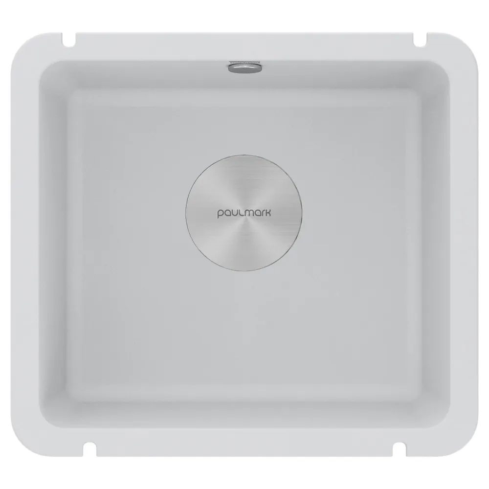 Фото товара: Paulmark UNTER, мойка, гранит, белый