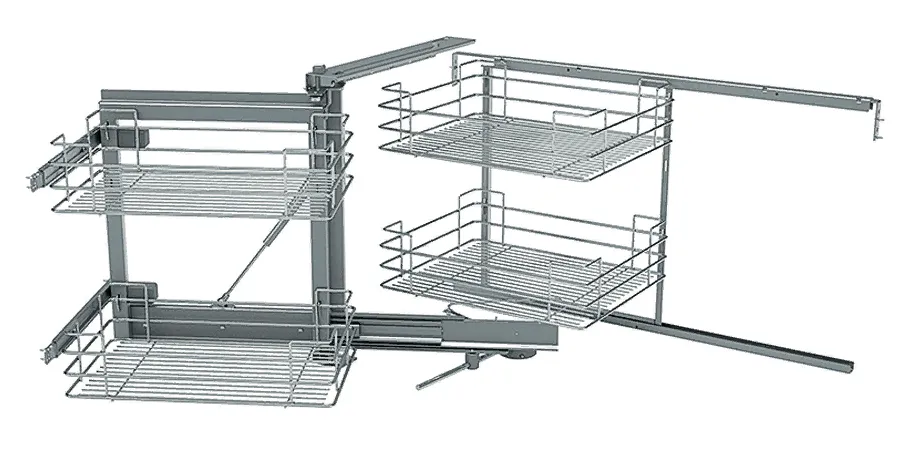 Фото товара: Sige Magic-4 Compact волшебный уголок в нижний шкаф шириной 800 мм, левый