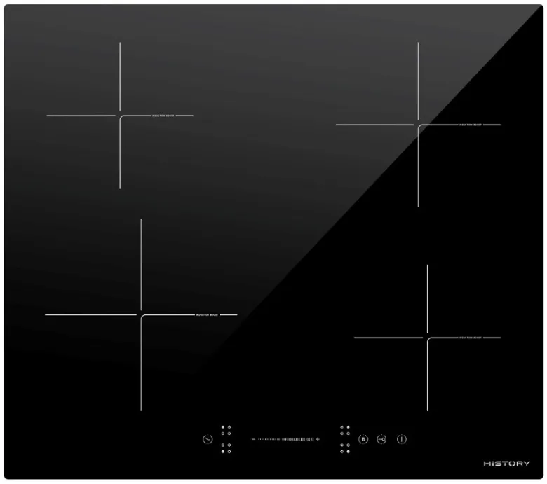 Фото товара: HISTORY HI 6410 BBK индукционная поверхность