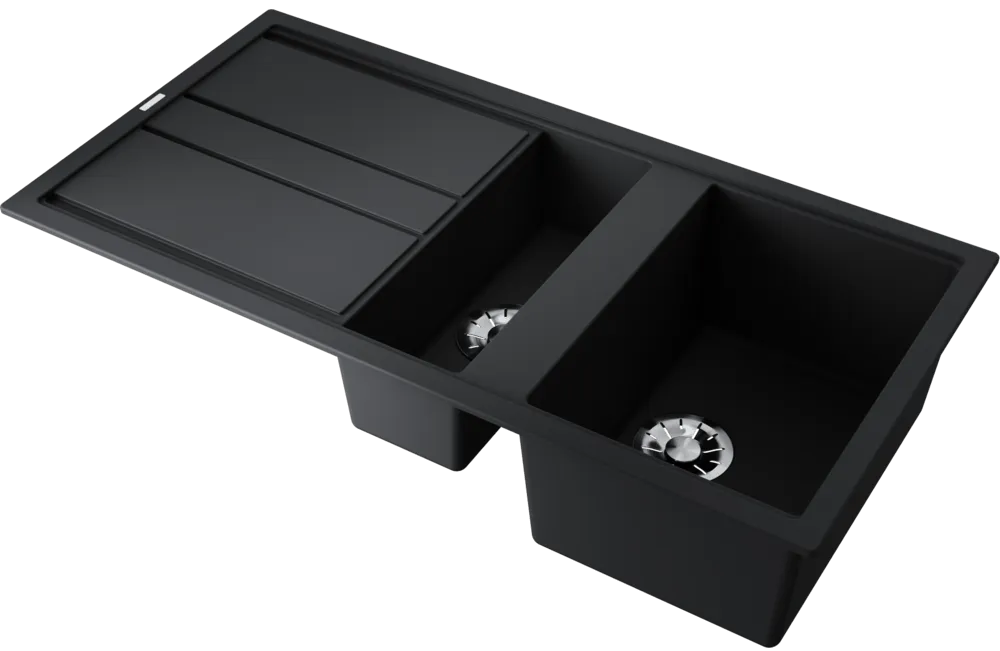 Детальное фото товара: Omoikiri Kitagawa 100-2-GB, мойка, керамика, графит