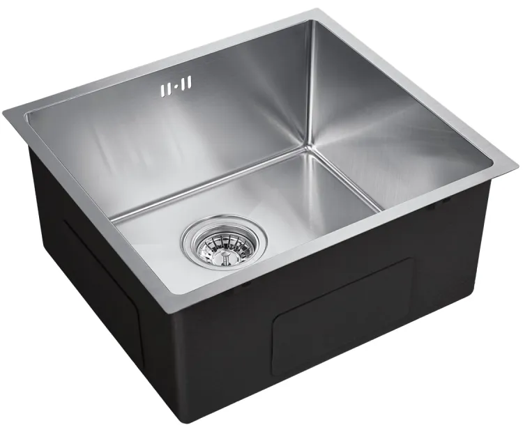 Детальное фото товара: Emar EMB-114 PVD Nano Satine, мойка, нержавеющая сталь сатин