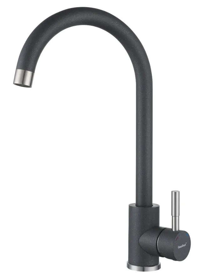 Фото товара: GranFest GF-Z-5410, смеситель, гранит, темно-серый