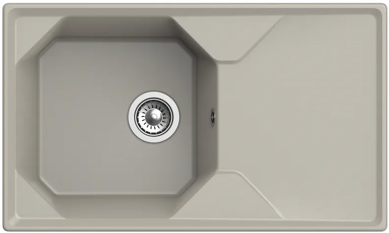 Фото товара: GranFest UNIQUE GF-U-840L, мойка, мрамор, топаз