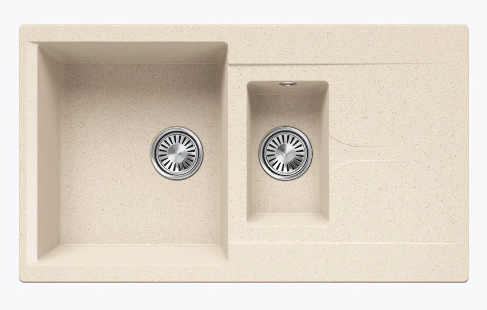 Фото товара: Polygran BRIG-870, мойка, мрамор, кремовый 327