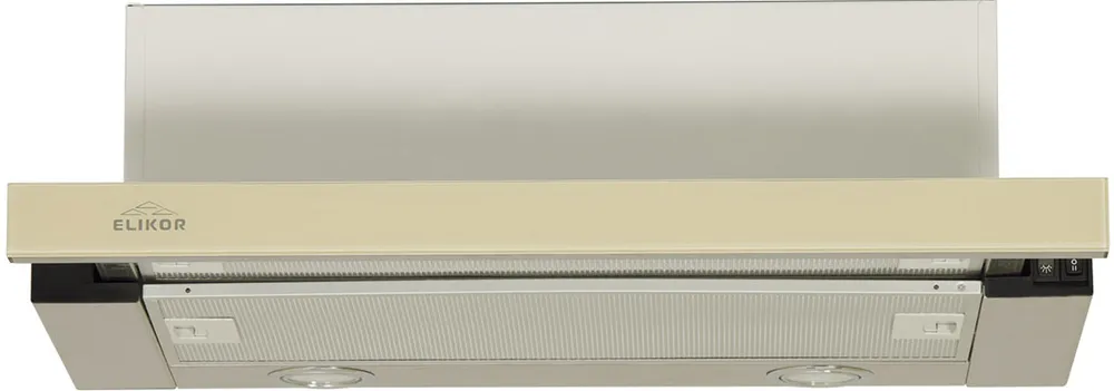 Фото товара: Elikor Интегра GLASS 50Н-400-В2Д нерж/стекло бежевое