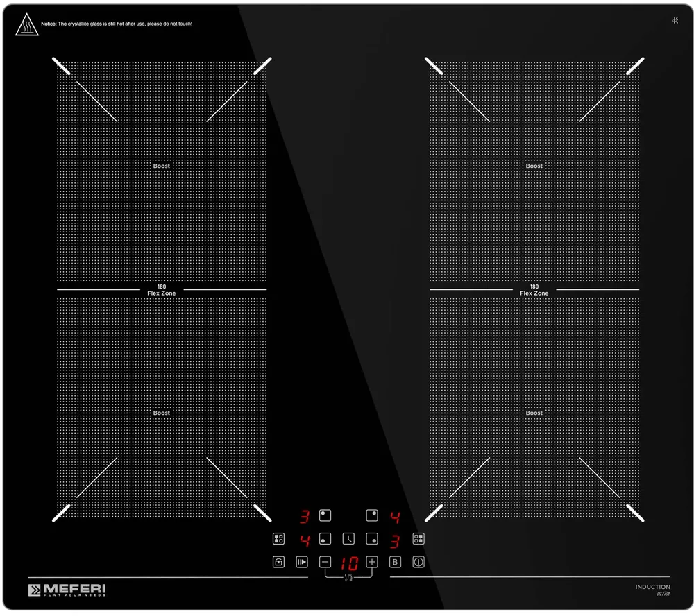 Фото товара: MEFERI MIH604BK ULTRA индукционная поверхность