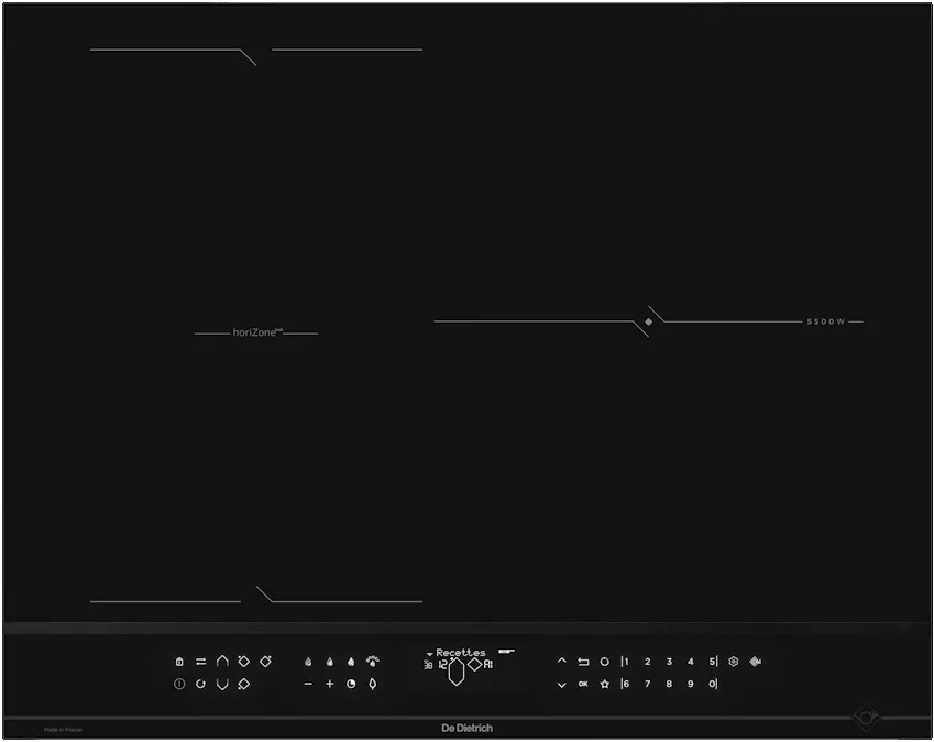 Фото товара: De Dietrich DPI4332BP индукционная поверхность