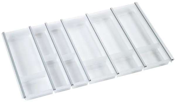 Фото товара: Ninka Cuisio Aqua 900, Legrabox Blum, лоток для столовых приборов, белый