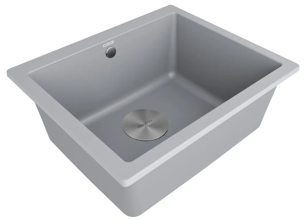 Детальное фото товара: Paulmark GERA, мойка, гранит, серый металлик