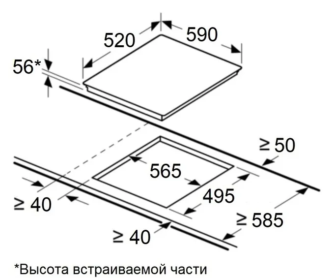 Схема встраивания
