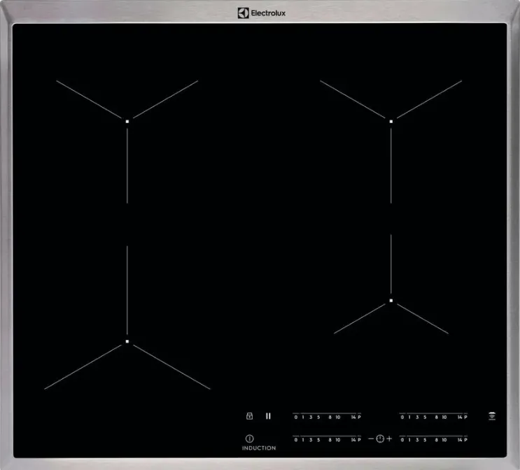 Фото товара: Electrolux EIT60443X индукционная поверхность