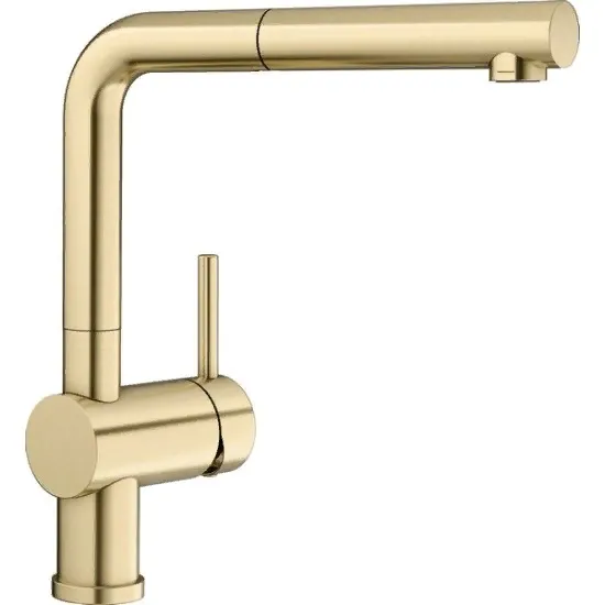 Фото товара: Blanco Linus-S, смеситель, satin gold