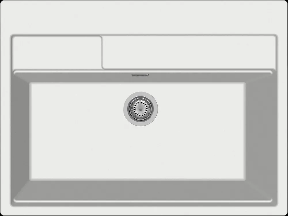 Фото товара: Rivelato MODULIX MD-9082 bianco latte, мойка, керамика, белый