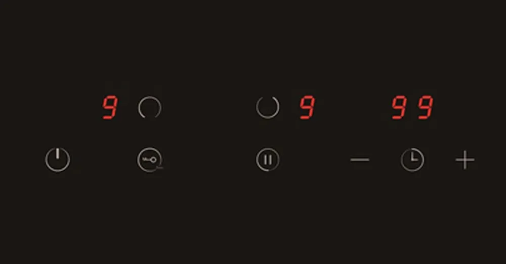 Детальное фото товара: LEX EVH 3020B BL стеклокерамическая поверхность