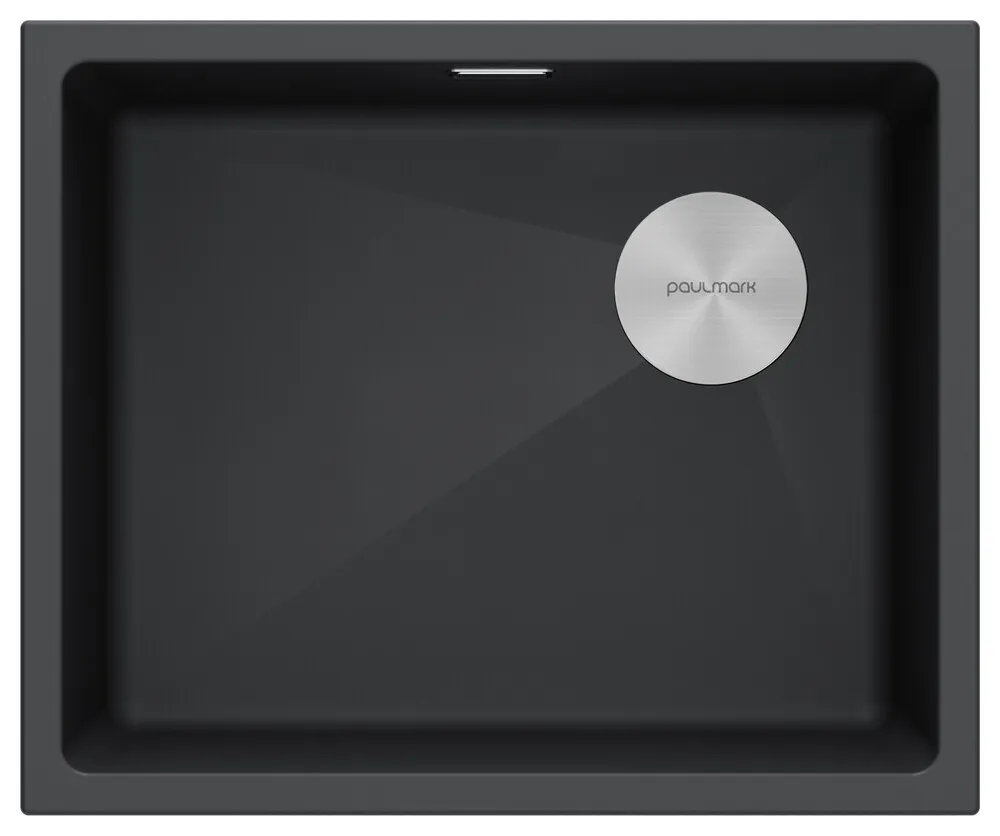 Фото товара: Paulmark LUMI 55UNI-SKEW, мойка, гранит, антрацит
