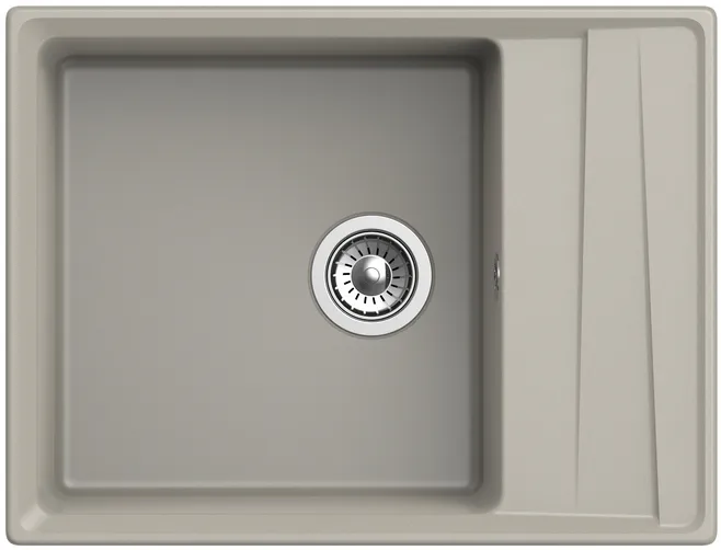 Детальное фото товара: GranFest LEVEL GF-LV-660L, мойка, мрамор, топаз