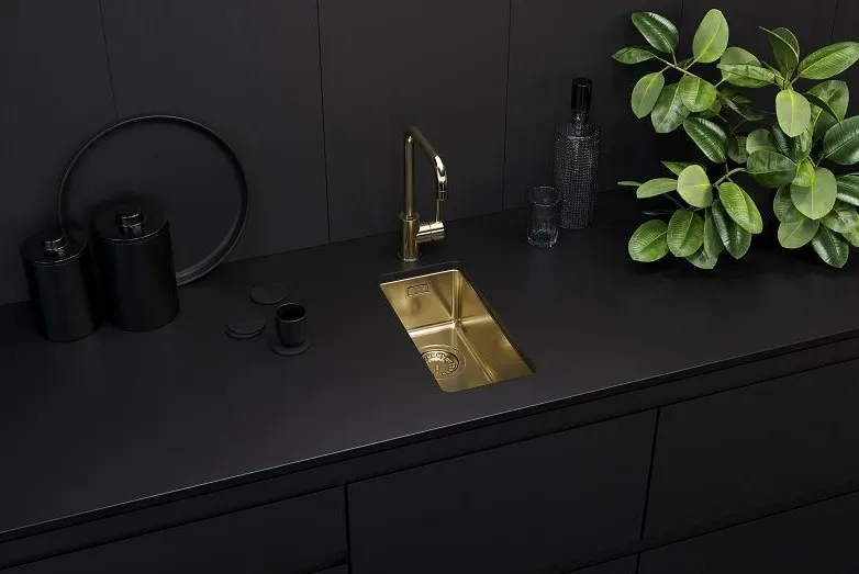 Детальное фото товара: ALVEUS KOMBINO 10 MONARCH BRONZE SAT-90, мойка, нерж. сталь, бронза (в компл. с выпуском без сифона)