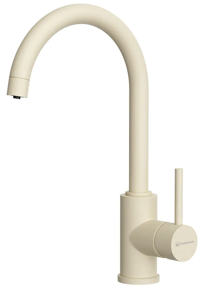 Фото товара: Omoikiri Shinagawa 2 Plus-BE, смеситель, гранит, ваниль