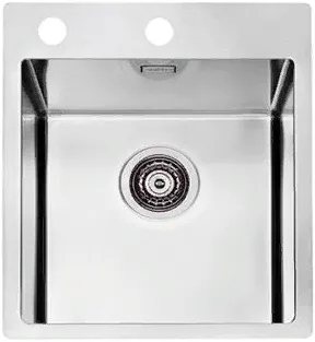 Фото товара: ALVEUS PURE 10 KMB-90, мойка, нержавеющая сталь (в комплекте с сифоном 1127252)