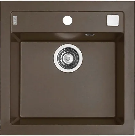 Фото товара: ALVEUS FORMIC 20 GRANITAL+ CHOCOLATE-G03M, мойка, гранит, шоколад (в комплекте с сифоном 1127749)