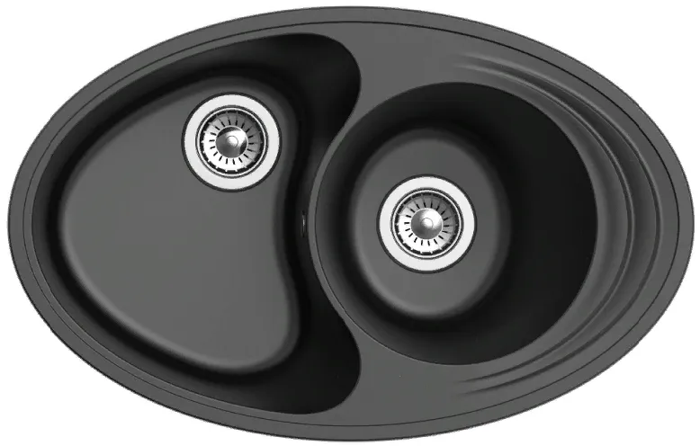 Фото товара: Ewigstein Elegant E- W90KF, мойка, гранит, черный