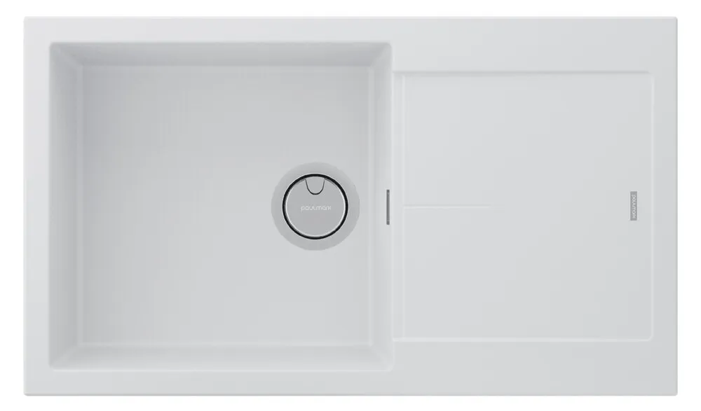 Фото товара: Paulmark EXTENSIO 86, мойка, гранит, белый