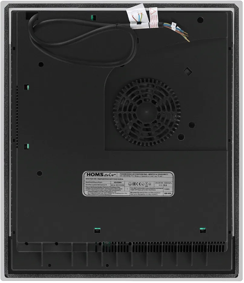 Детальное фото товара: HOMSair HIC43SWH индукционная поверхность