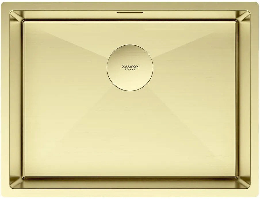 Детальное фото товара: Paulmark NEXT 58 UNI, мойка, нержавеющая сталь, светлое золото