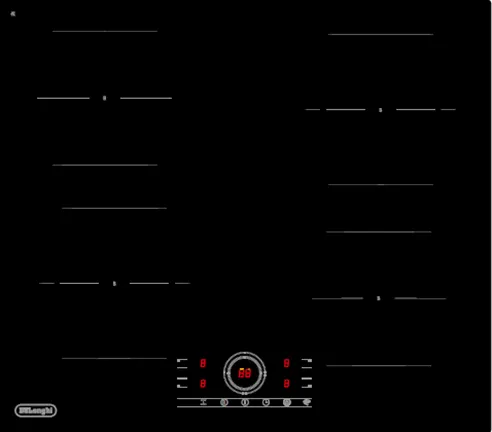 Фото товара: DeLonghi ELETTRA 4B0P CR индукционная поверхность