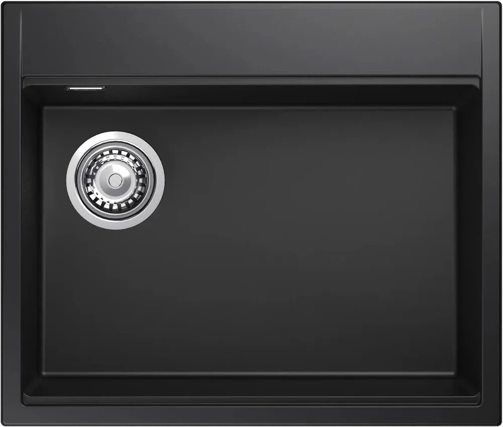 Детальное фото товара: Rivelato TESORO TR-605-L nero, мойка, гранит, черный