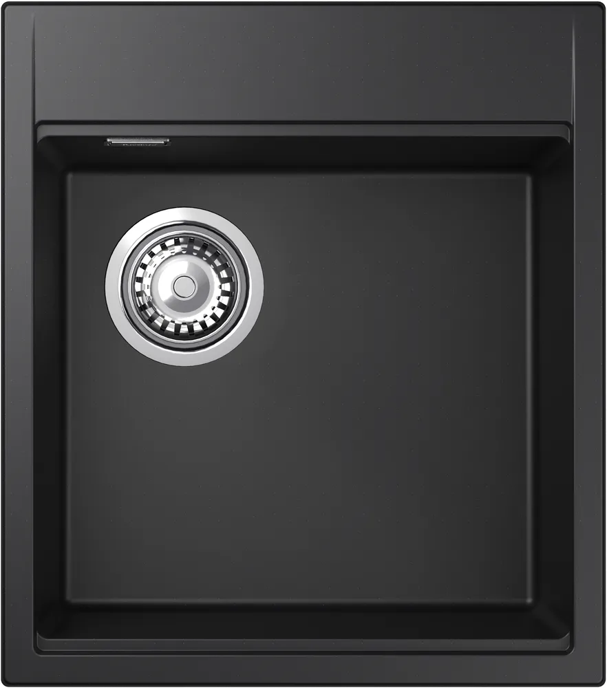 Детальное фото товара: Rivelato TESORO TR-455-L nero, мойка, гранит, черный