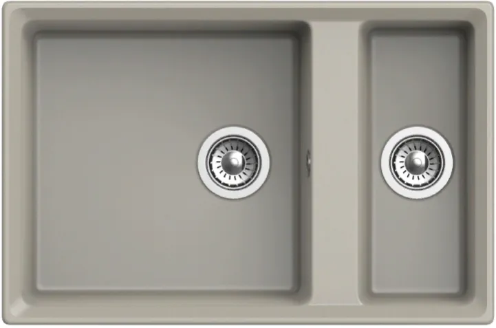 Детальное фото товара: GranFest LEVEL GF-LV-760K, мойка, мрамор, топаз