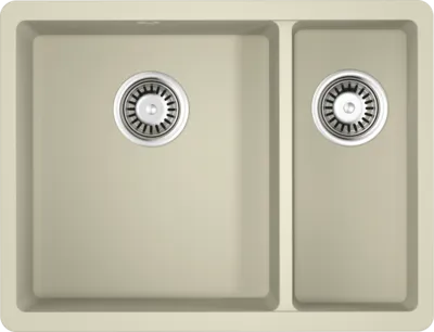 Детальное фото товара: Omoikiri Kata 55-2-U-BE, мойка, гранит, ваниль