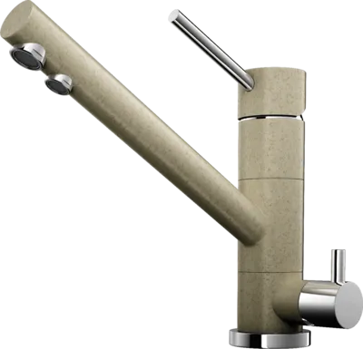 Фото товара: Omoikiri Tonami-CA, смеситель, гранит, карамель