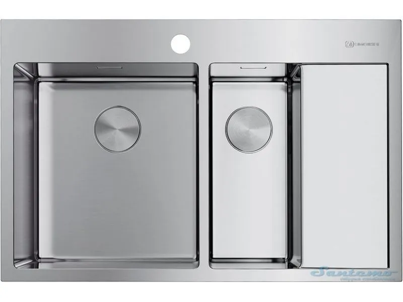 Детальное фото товара: Omoikiri Akisame 78-2-IN-L, мойка, нержавеющая сталь, чаша слева