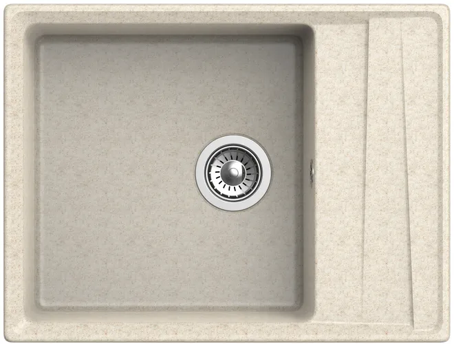 Детальное фото товара: GranFest LEVEL GF-LV-660L, мойка, мрамор, бежевый