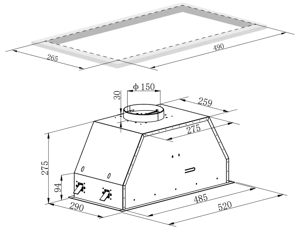 Схема встраивания