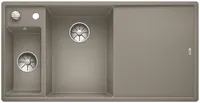 Детальное фото товара: Blanco Axia III 6S, мойка,чаша слева, гранит, серый беж, разделочный столик ясень