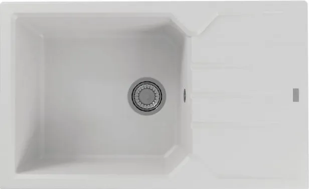 Фото товара: ALVEUS GRANITAL RECORD 40 G11 ARCTIC , мойка, гранит, белый (в комплекте с сифоном 1130548)