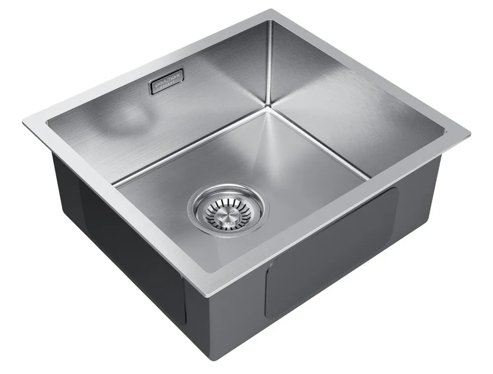 Детальное фото товара: Paulmark ALLER 44 UNI, мойка, нержавеющая сталь брашированная