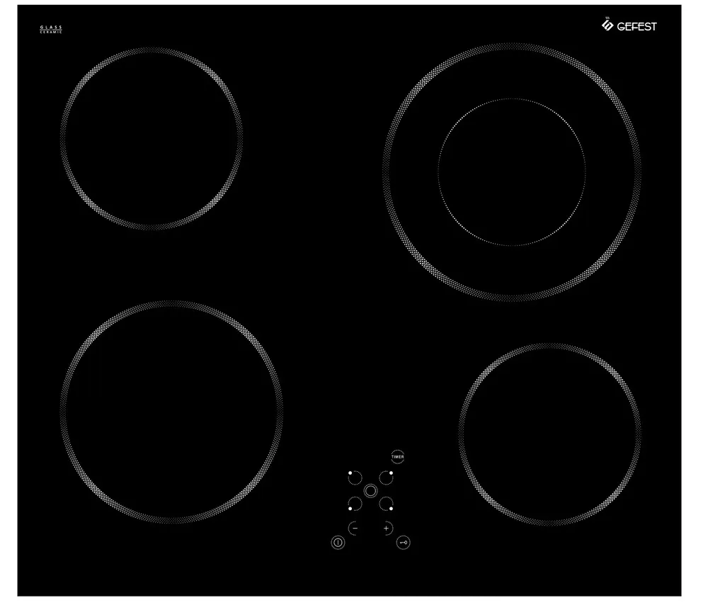 Фото товара: GEFEST ПВЭ 4233 K10 электрическая поверхность