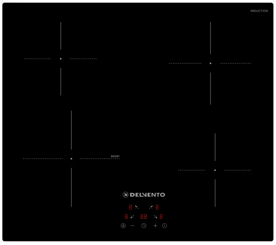 Фото товара: Delvento V60I74S100 индукционная поверхность