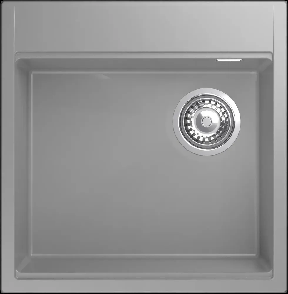 Фото товара: Rivelato TESORO TR-505-R grigio metallizz, мойка, гранит, серый металлик