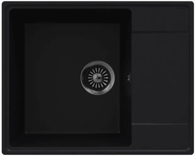 Фото товара: Maunfeld Lacrima 605 MFQS-605B, мойка, гранит, черный
