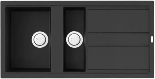 Детальное фото товара: Omoikiri Kitagawa 100-2-GB, мойка, керамика, графит