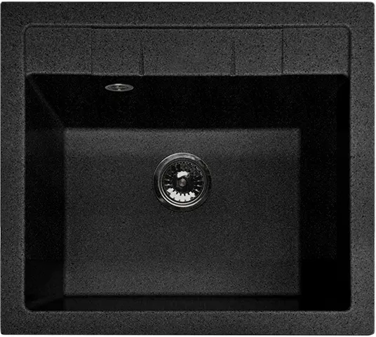 Детальное фото товара: GranFest QUADRO GF-Q-561, мойка, мрамор, черный